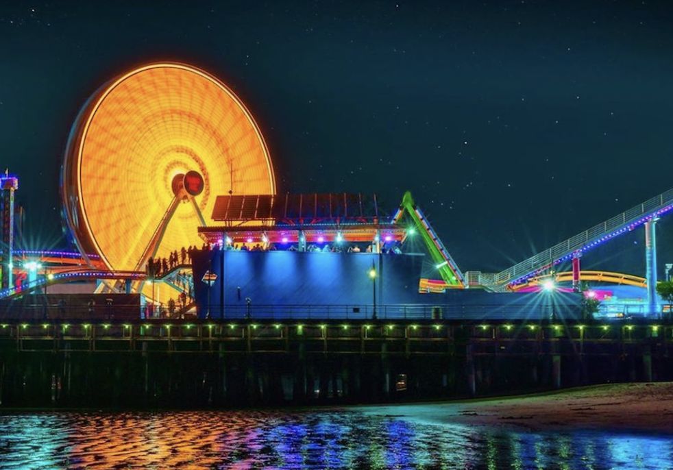 Ride the Ferris Wheel at Santa Monica Pier